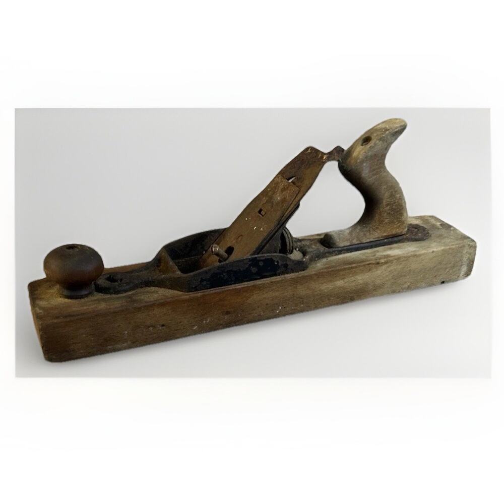 VTG Stanley Traditions Plane Wooden 16”Wood Plane Primitive Tool